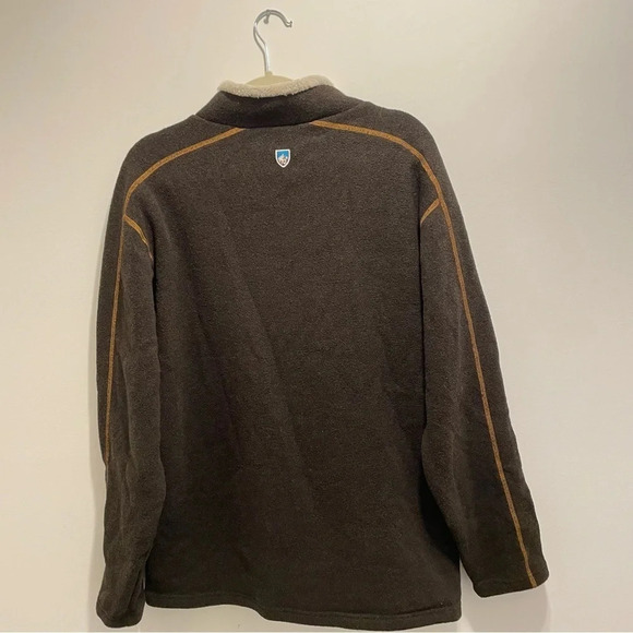 KUHL Europa 1/4-Zip Fleece Jacket Men's XL Alpaca Fleece Gorpcore Outdoorsy - Picture 14 of 15
